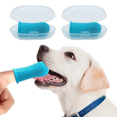 Brosse A Dents Doigtier Pour Chien Et Chat 9