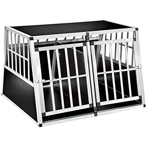 Cage Caisse En Forme De Trapeze Aluminium 104x90x71 Tectake 8