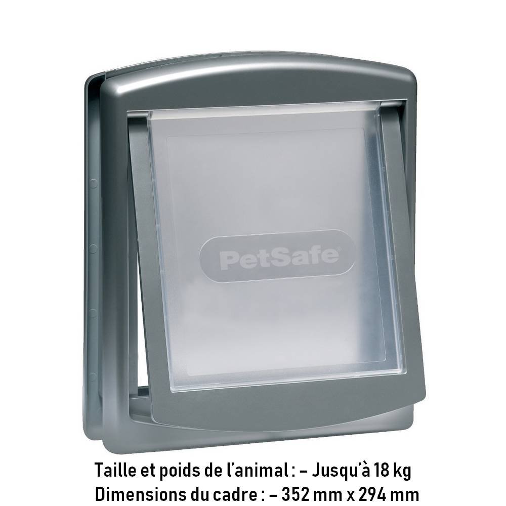 Chatiere Staywell Moyen Chien Gris 18kg