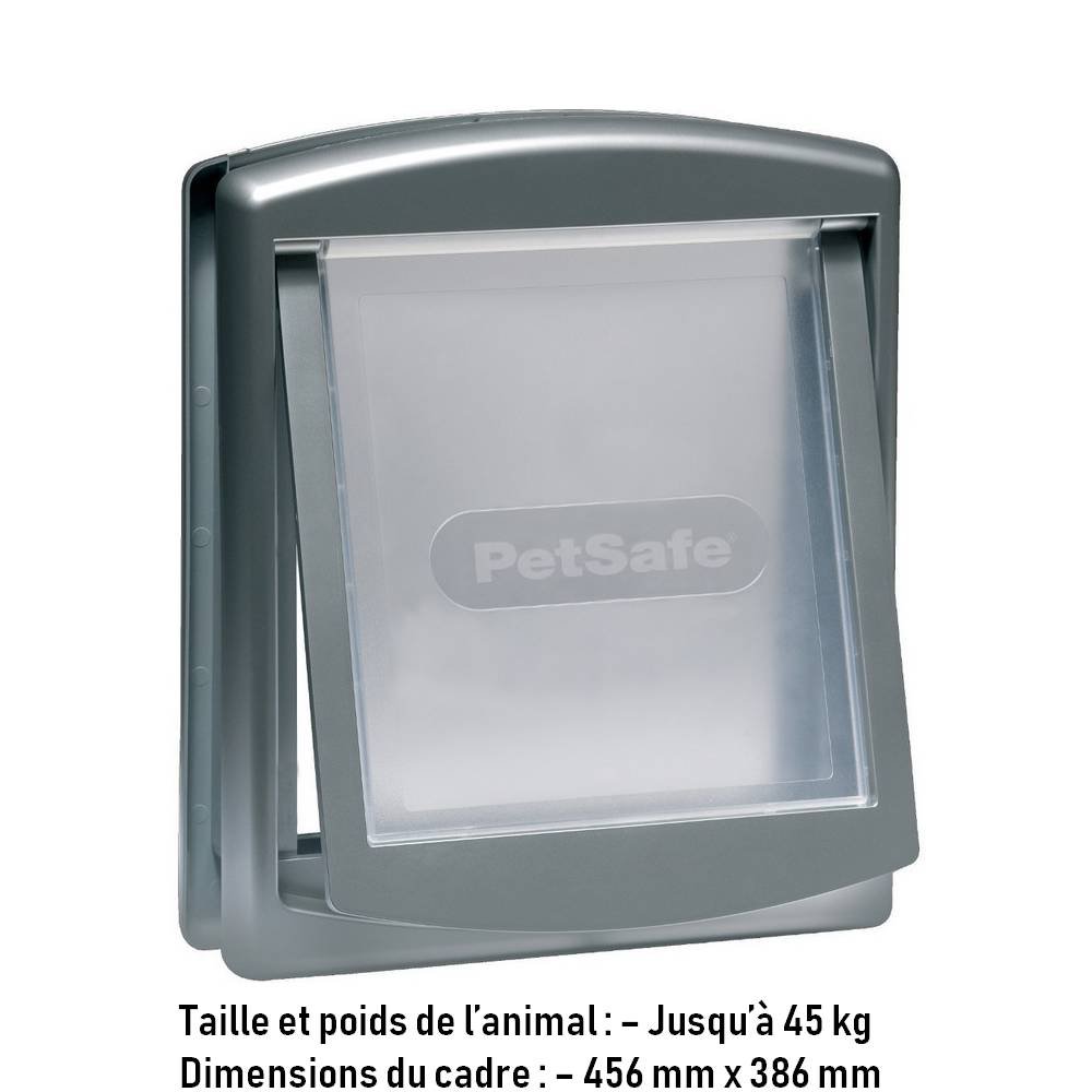 Chatiere Staywell Moyen Chien Gris 45kg