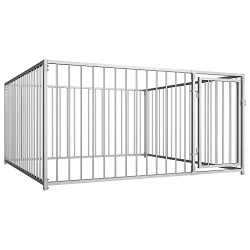 Chenil D Exterieur Pour Chiens 200 X 200 X 100 Cm 2