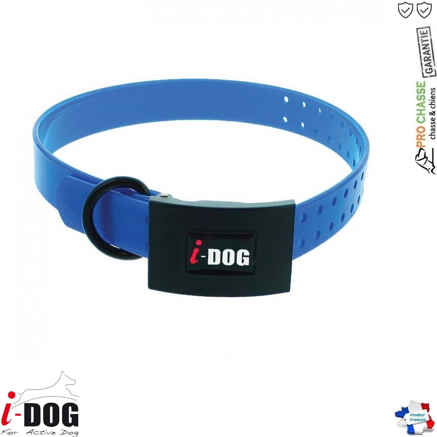 Collier Idog Premium Pour Chien Bleu