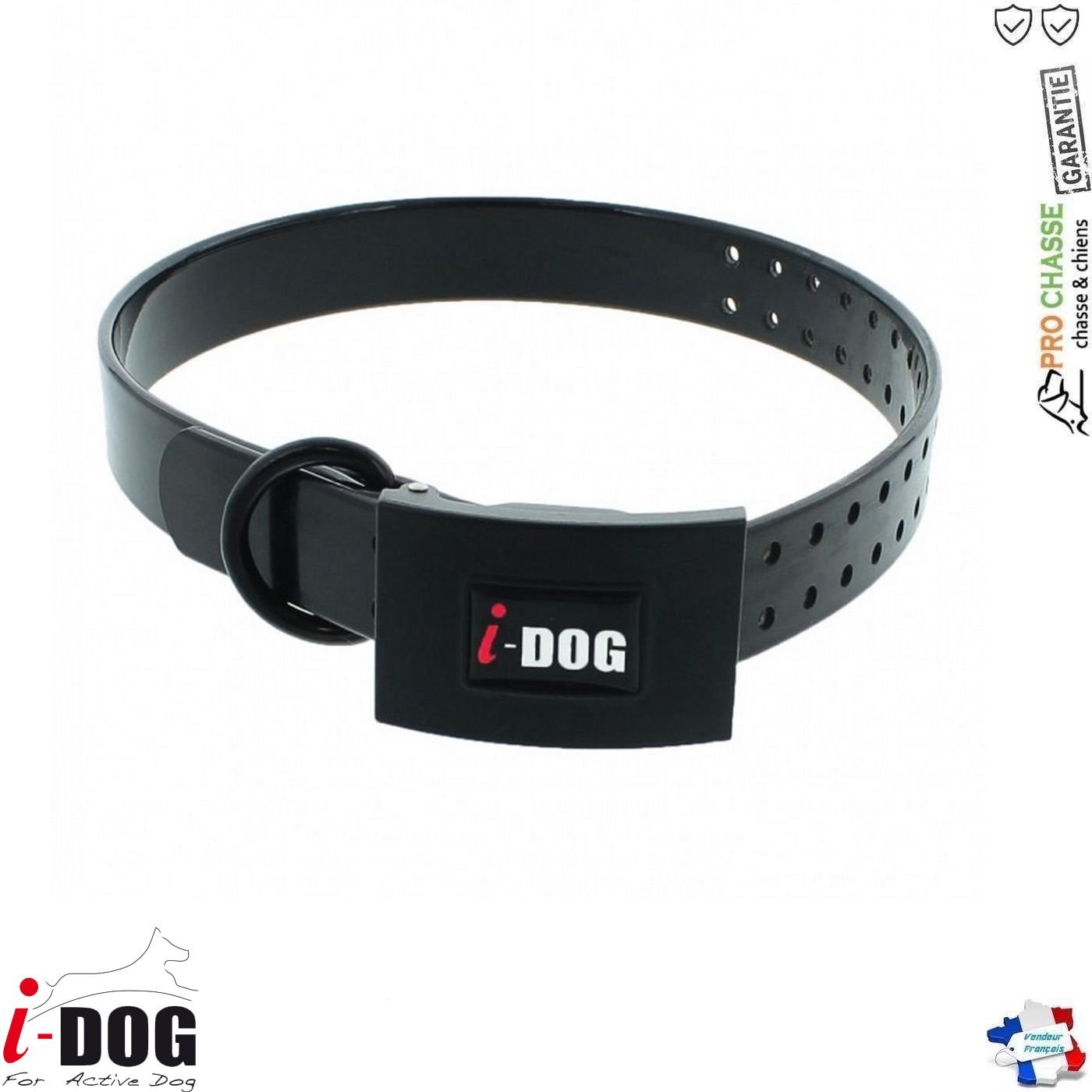 Collier Idog Premium Pour Chien Noir