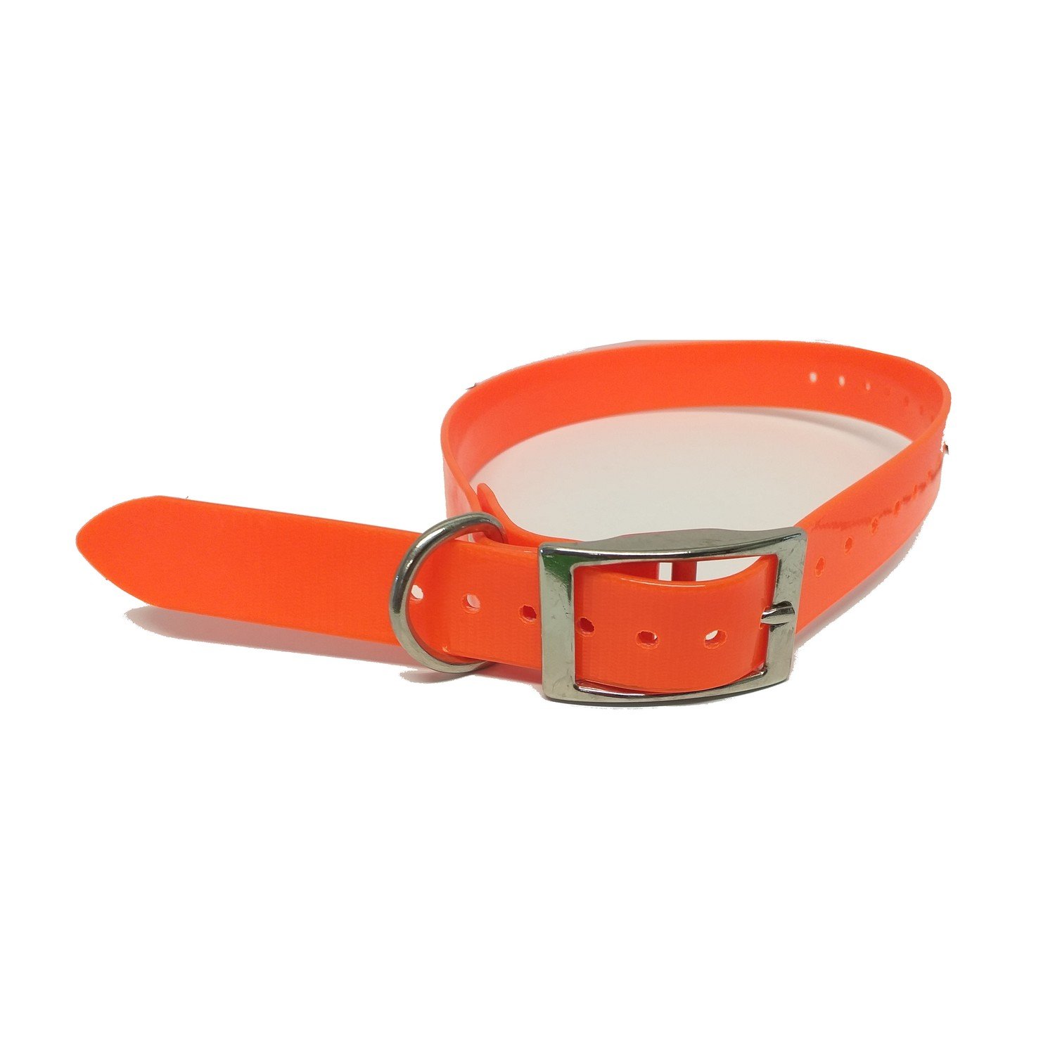 Collier Sangle Polyurethane Pour Chien Orange 254cm 72com