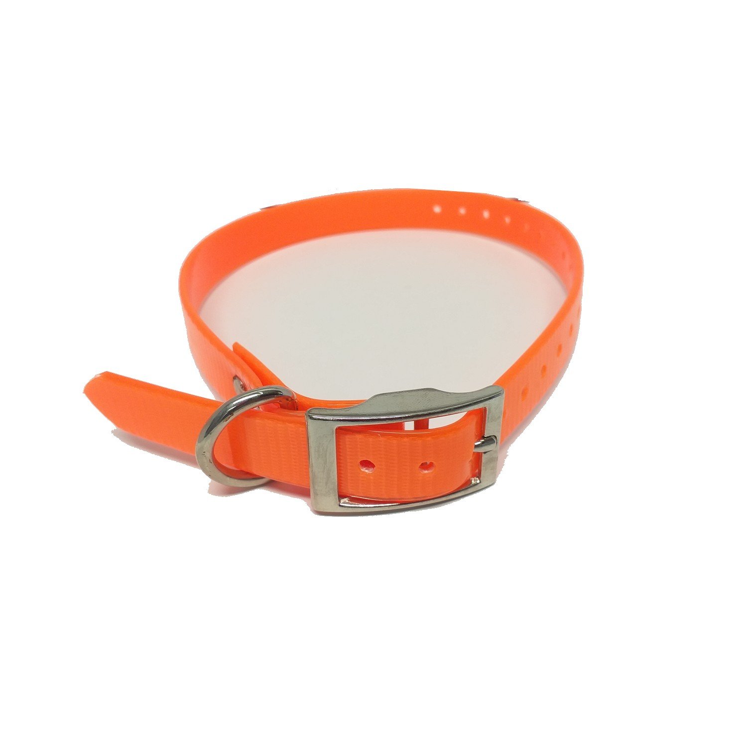 Collier Sangle Polyurethane Pour Chien Orange M 190cm 72com