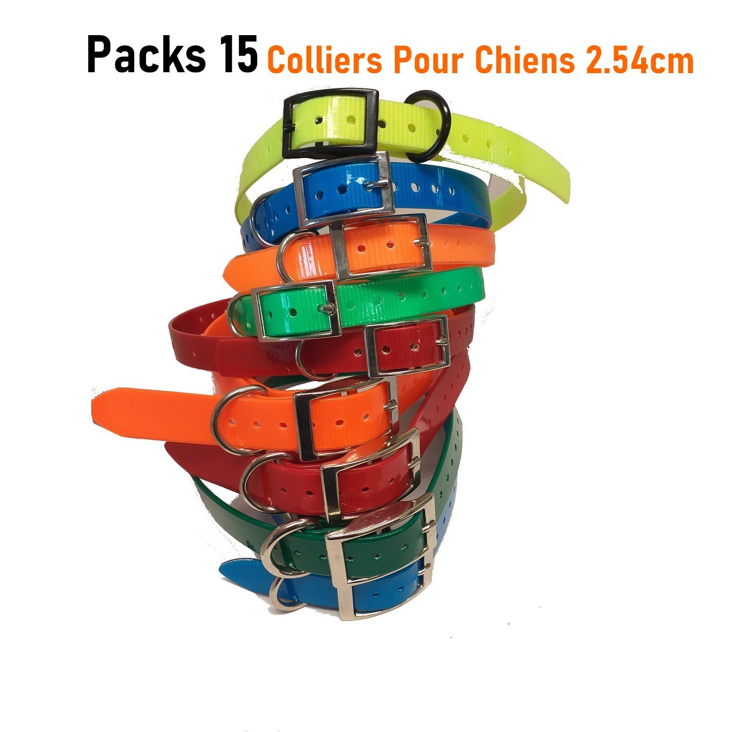 Colliers Sangle Pour Chien 254cm Pack 15