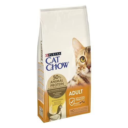 Croquettes Avec Naturiumtm Riche En Poulet Pour Chat Adulte 10 Kg Cat Chow 9