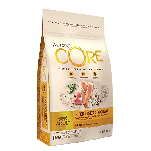 Croquettes Chat Sterilise Dinde Poulet Wellness Core 6