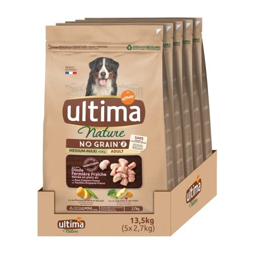 Croquettes Pour Chien Adulte Sans Cereales Au Dinde Ultima 6