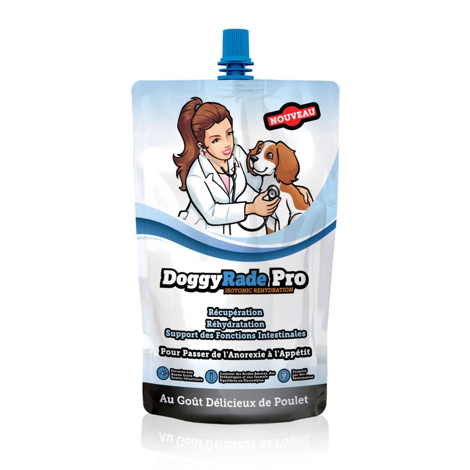 Friandise Liquide Prebiotique Pour Chien Non Calorique Sans Sel Et Isotonique Doggyrade Pro 5