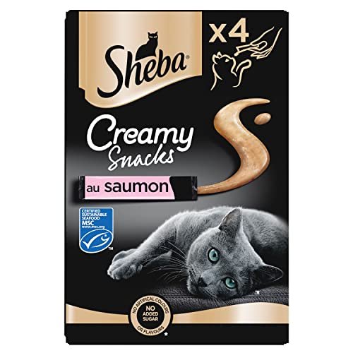 Friandises Pour Chats Au Saumon Sheba Creamy Snacks 2