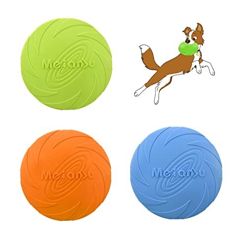 Frisbees Pour Chien 3 Pieces Dresser Lancer Attraper Et Jouer 7