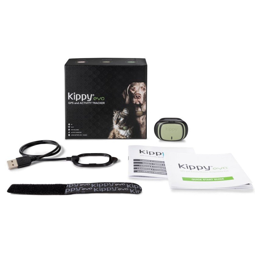 Gps Chien Et Chat Kippy Evo Vert Forest Localisation Et Moniteur Dactivite