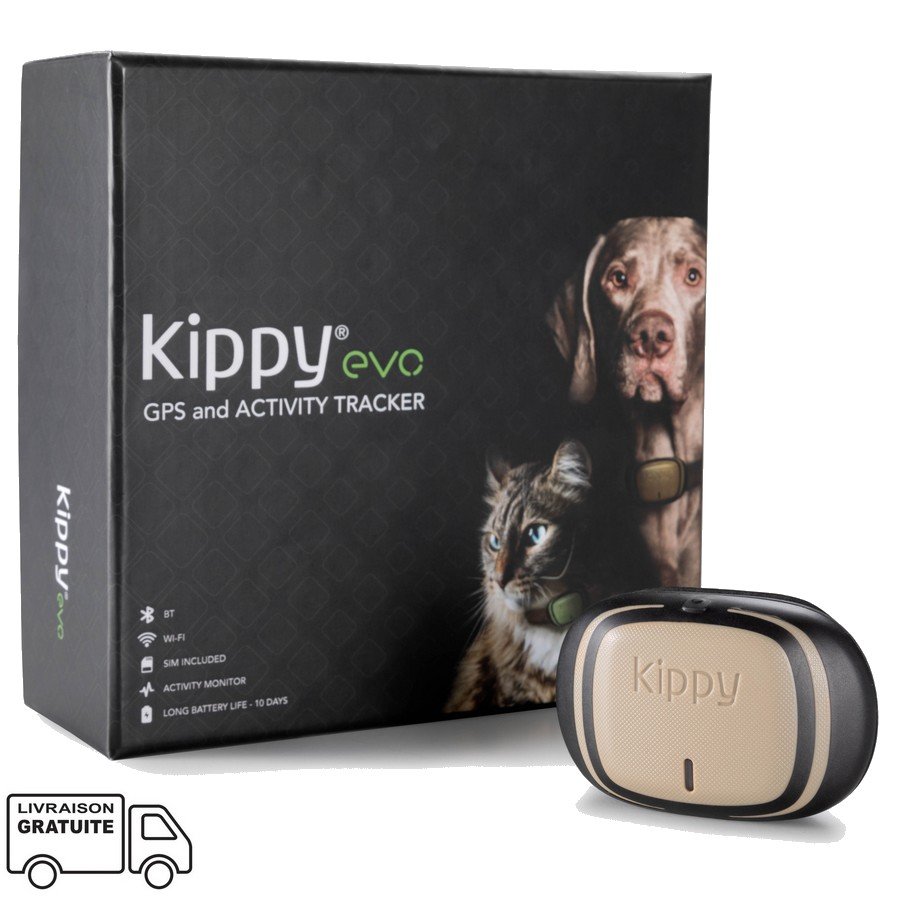 Kippy Gps Pour Chiens Et Chats Evo Brown Wood 2