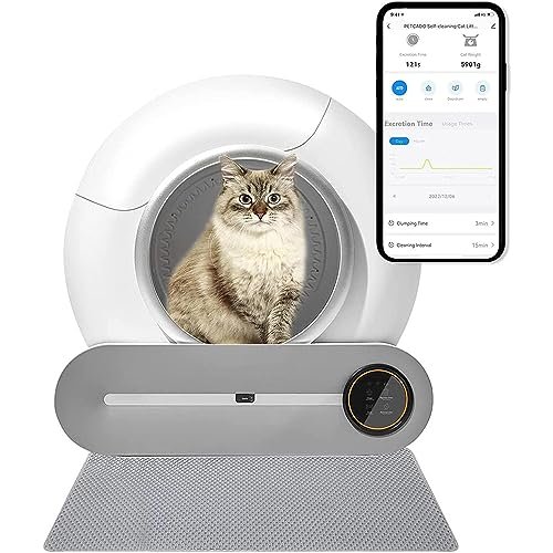 Litiere Autonettoyante Pour Chat Alerte Et Moniteur De Sante Intelligente 8