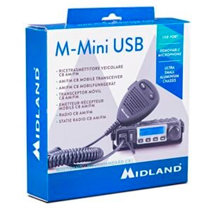 Mini Radio Cb Multistandard Avec Prise Usb 40 Canaux Midland 5