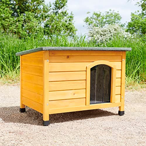 Niche Pour Chien En Bois Avec Panneaux A Rainure Pour Chiots Feel Good 8