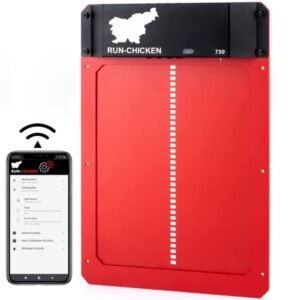 Porte De Poulailler Automatique Avec Batterie Run Chicken 22