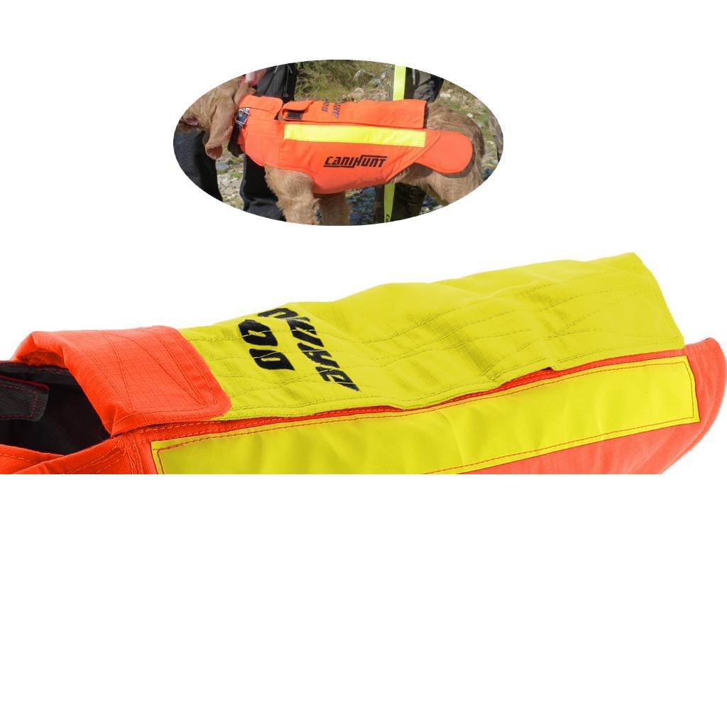 Rabat Dos Gilet De Protection Canihunt Jaune