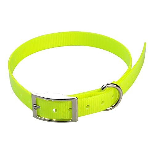 Sangle Pour Collier Garmin Mini T5 Mini Tt15 19 Mm X 60 Cm X 2 Mm Jaune